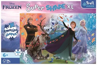 Trefl, Frozen, Descopera lumea Frozen, puzzle, 160 elemente