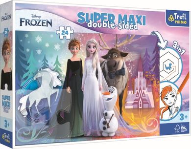 Trefl, Frozen, Super Maxi, puzzle, 24 piese
