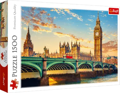 Trefl, Great Britain, London, puzzle, 1500 piese