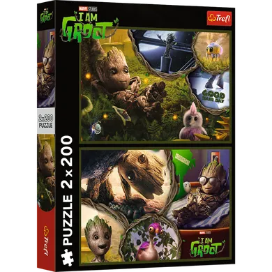 Trefl, Guardians of the Galaxy, I am Groot, puzzle, 2-200 piese