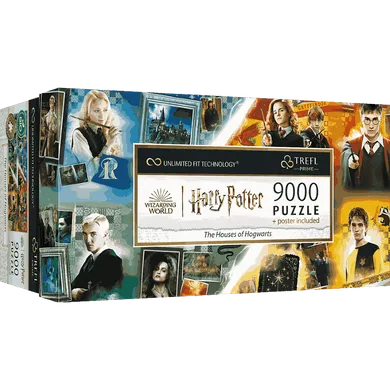 Trefl, Harry Potter, The Houses of Hogwarts, puzzle, 9000 piese