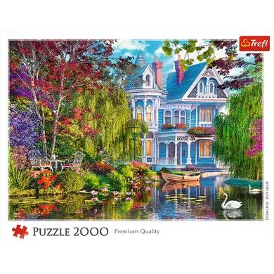 Trefl, House by the lake, puzzle, 2000 piese