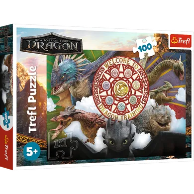 Trefl, How To Train Your Dragon, puzzle, 100 piese