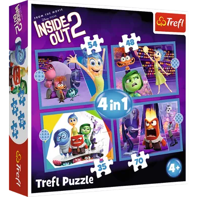 Trefl, Inside Out 2, puzzle 4in1, 207 piese