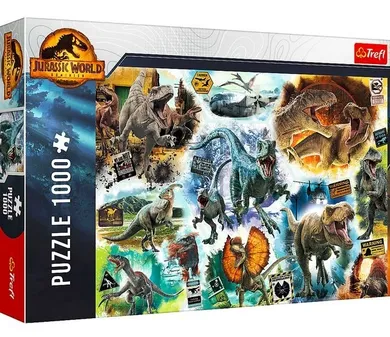 Trefl, Jurassic Park, Pe urmele dinozaurilor, puzzle, 1000 elemente