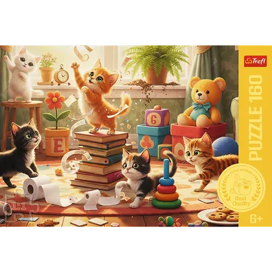 Trefl, Kitties' Fun, puzzle, 160 piese
