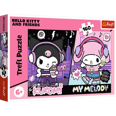 Trefl, Kuromi Rules, puzzle, 160 piese