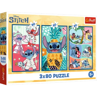 Trefl, Lilo si Stitch, puzzle, 3-80 piese