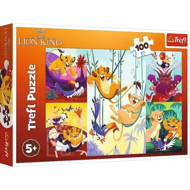 Trefl, Lion King, puzzle, 100 piese