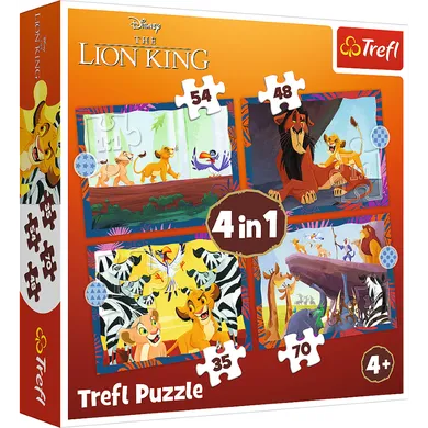 Trefl, Lion King, puzzle, 35 piese