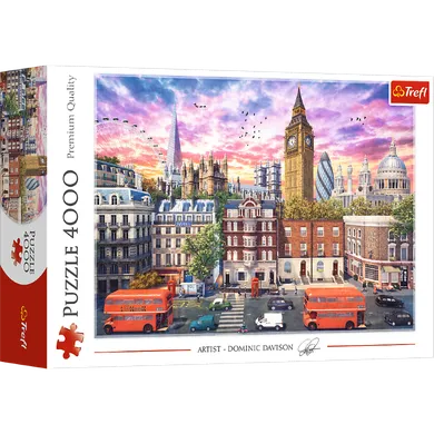 Trefl, London, Great Britain, puzzle, 4000 piese