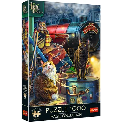 Trefl, Magic Collection, Lisa Parker, Witchwood Express, puzzle, 1000 piese
