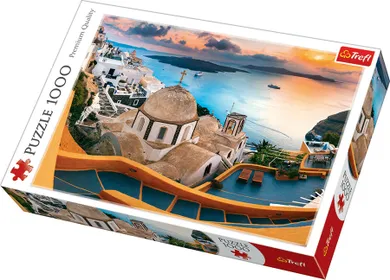 Trefl, Magicul Santorini, puzzle, 1000 piese