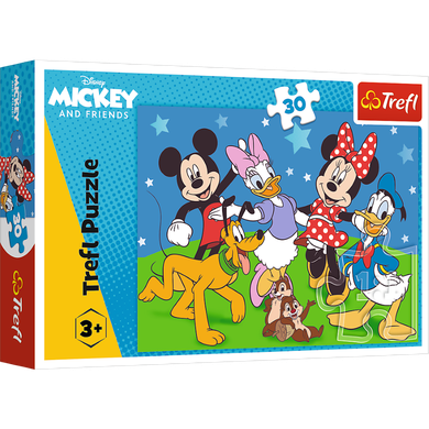 Trefl, Mickey Mouse, puzzle, 30 piese