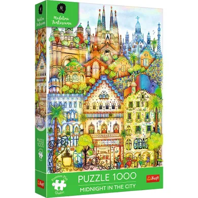 Trefl, Midnight in the City: Barcelona, puzzle, 1000 piese
