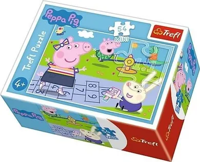 Trefl, Mini, O zi fericita Peppa Pig, puzzle, 54 elemente