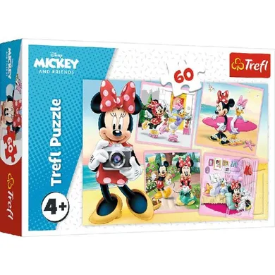Trefl, Minnie Mouse, Draguta Minnie, puzzle, 60 piese