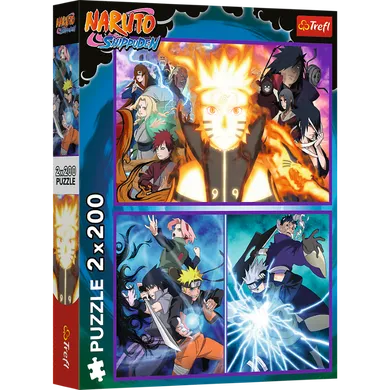 Trefl, Naruto Shippuden, puzzle, 2-200 piese