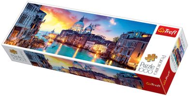 Trefl, Panorama, Canal Grande, Venetia, puzzle, 1000 piese