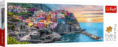 Trefl, Panorama, Italy, Vernazza, puzzle, 500 piese