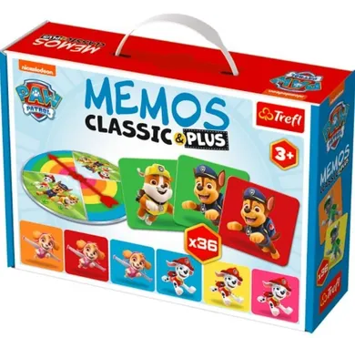 Trefl, Paw Patrol, Memo-uri Clasice&plus, joc