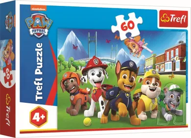 Trefl, Paw Patrol, Paw Patrol pe iarba, puzzle, 60 piese