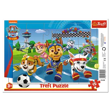 Trefl, Paw Patrol, puzzle, 15 piese