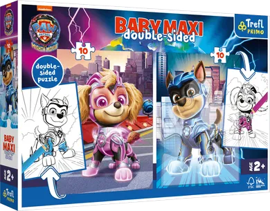 Trefl, Paw Patrol, puzzle maxi, 2-10 piese