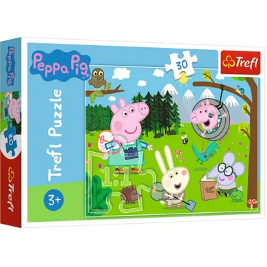 Trefl, Peppa Pig, Expeditie forestiera, puzzle, 30 piese