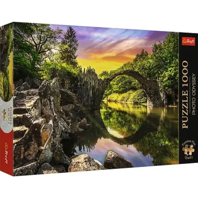 Trefl, Photo Odyssey, Rakotza Bridge in Kromlau, Germany, puzzle, 1000 piese