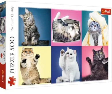 Trefl, Pisoi, puzzle, 500 piese