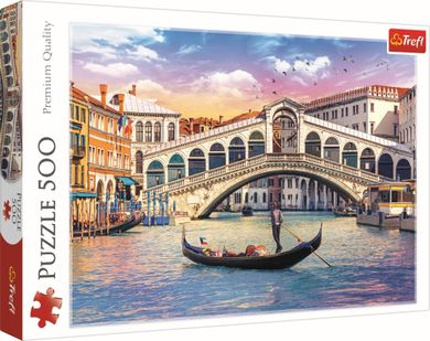 Trefl, Podul Rialto, Venetia, puzzle, 500 piese
