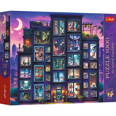 Trefl, Premium Plus, At Home Fantasy, Night Full of Stories, puzzle, 1000 piese