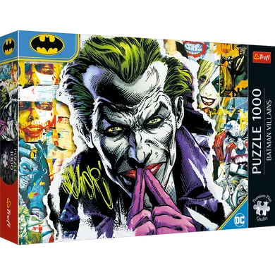 Trefl, Premium Plus, Batman, Joker, puzzle, 1000 piese