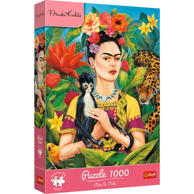 Trefl, Premium Plus, Frida Kahlo, puzzle, 1000 piese