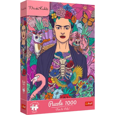 Trefl, Premium Plus, Frida Kahlo, puzzle, 1000 piese