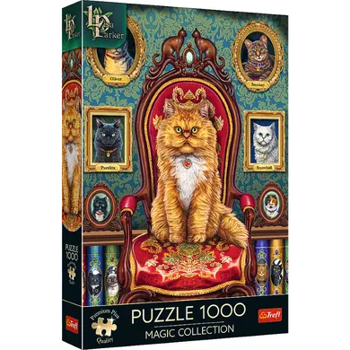 Trefl, Premium Plus, Magic Collection, Lisa Parker, Catmania, puzzle, 1000 piese