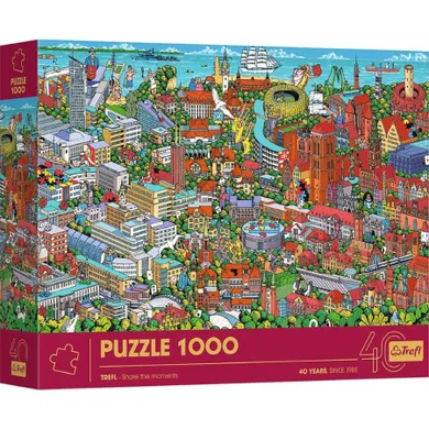 Trefl, Premium Plus, Trójmiasto - 40 years of Trefl, puzzle, 1000 piese
