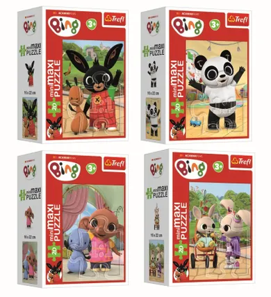 Trefl, Prietenii lui Bing, puzzle mini maxi, 20 elemente, 1 buc.