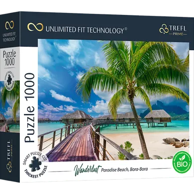 Trefl, Prime UFT, Wanderlust: Paradise Beach, Bora-Bora, puzzle, 1000 piese