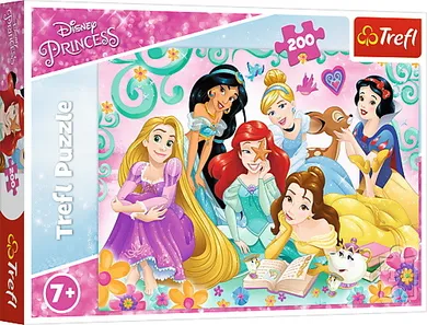 Trefl, Printese Disney, Lumea fericita a printeselor, puzzle, 200 piese