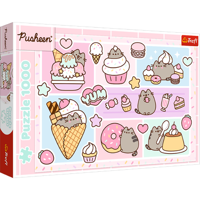 Trefl, Pusheen, puzzle, 1000 piese