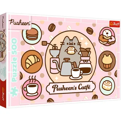 Trefl, Pusheen, puzzle, 500 piese