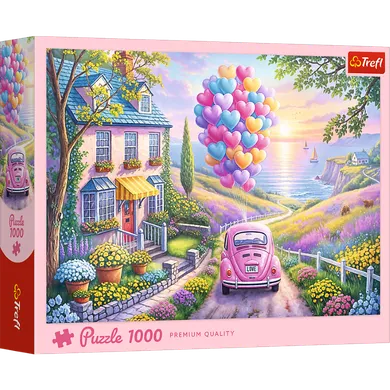 Trefl, Romantic Trip, puzzle, 1000 piese