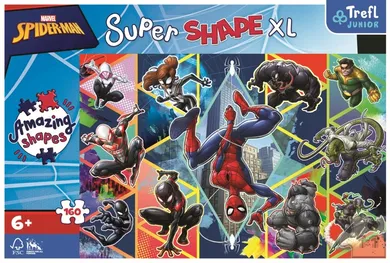 Trefl, Spider-Man, Alatura-te lui Spiderman, puzzle, 160 elemente