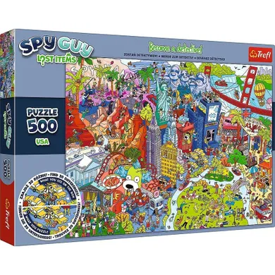 Trefl, Spy Guy, USA, puzzle, 500 piese