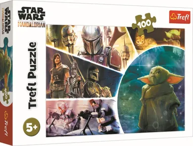 Trefl, Star Wars Mandalorian, Baby Yoda, puzzle, 100 piese