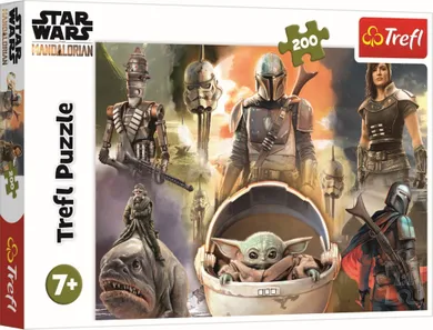 Trefl, Star Wars Mandalorian, Gata de lupta, puzzle, 200 piese