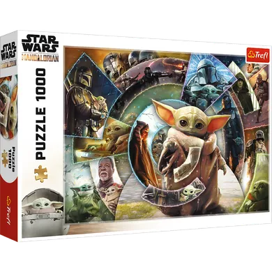 Trefl, Star Wars, The Mandalorian, Podróż Grogu, puzzle, 1000 piese