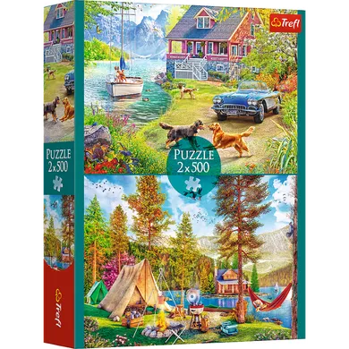 Trefl, Summer relax, puzzle, 2-500 piese